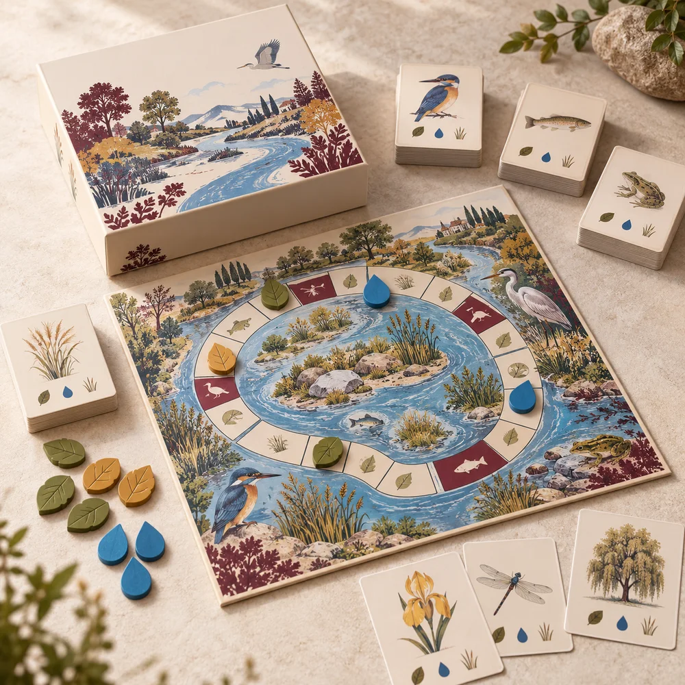 Gioco cooperativo sull’ambiente — visualizzazione illustrativa della configurazione su misura